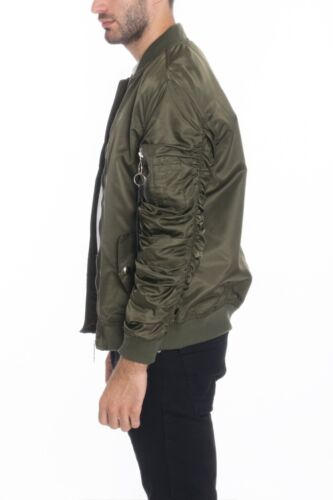 Men's Casual Lined Bomber Jacket - Lightweight, Durable, Stylish Design - Picture 12 of 12