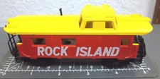Plastic Train Caboose Car, Rock Island, great colors, good condition