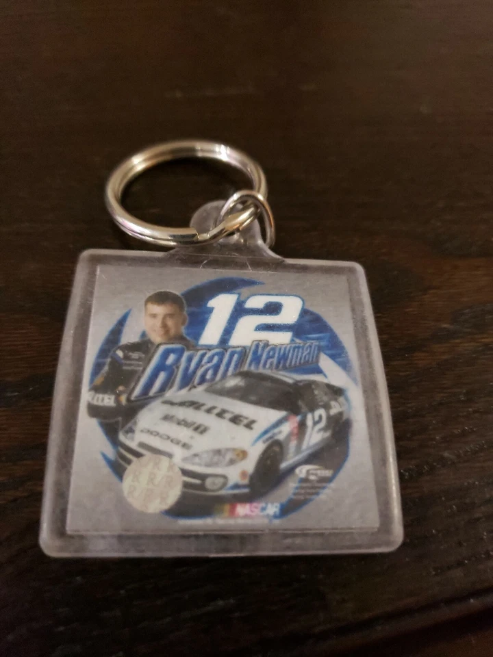 Ryan Newman #12 key chain plastic Nascar - Image 3 of 3