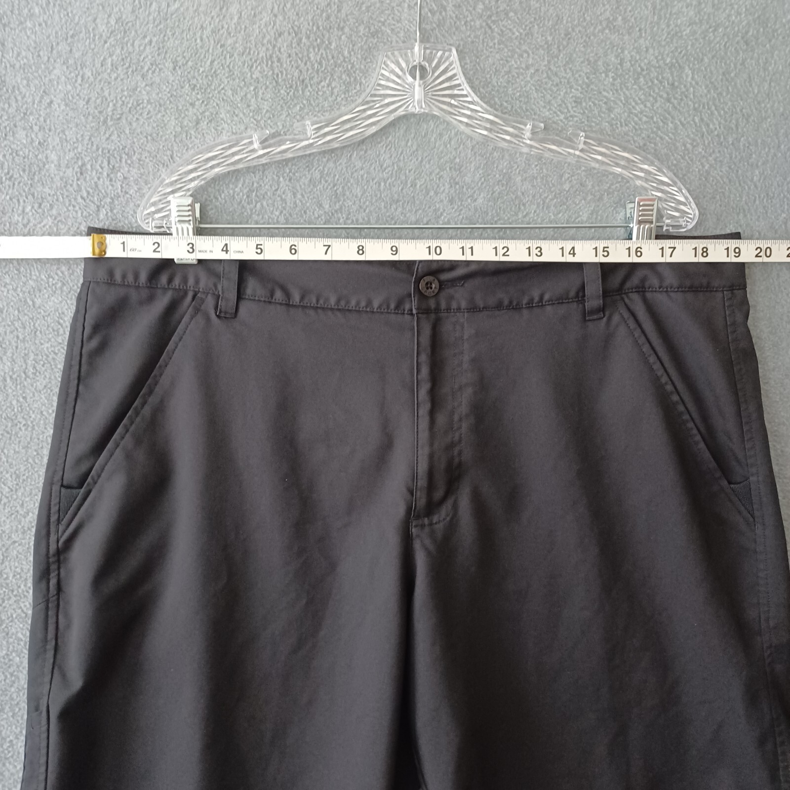 Pantaloncini da golf Fila Sport da uomo 38 neri chino abbigliamento attivo tasche pantaloncini da golf