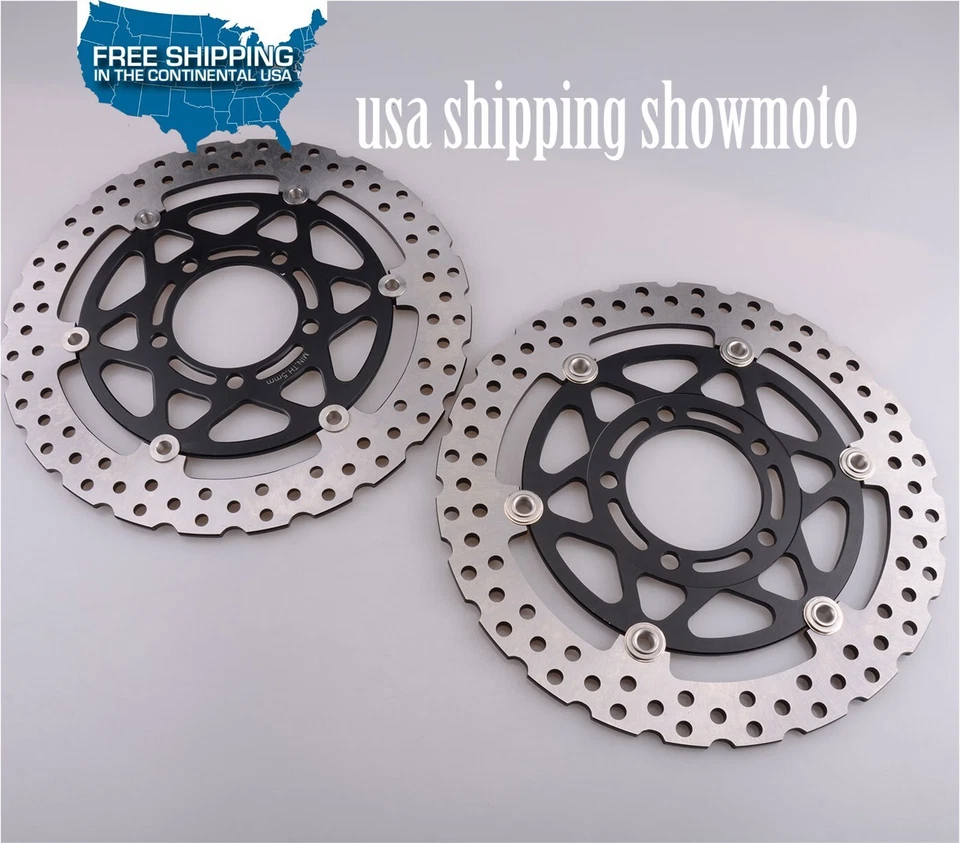 Rotor de disco de freno delantero estadounidense para Kawasaki Ninja ZX6R 05-12 ZX10R 04-07 Ninja 650R Foto 2 de 4