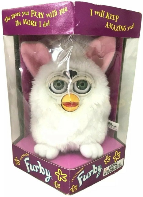Furby 70-800 Series 1 Tiger Snowball Electronic Toy - White for sale online | eBay