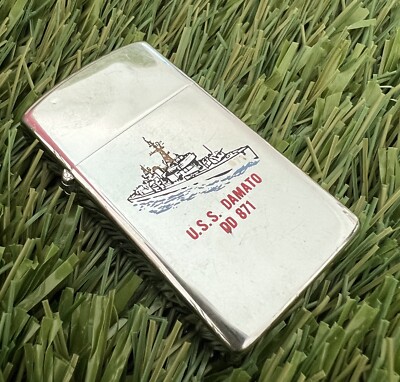 USS Damato DD871 1977 Zippo Lighter (III-II) Stk # 006 | eBay