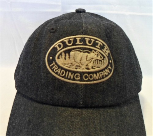 Duluth Trading Company Hat Sz. M/L Strapback BEAR Patch Blue Denim Blend NWOT - Picture 2 of 7