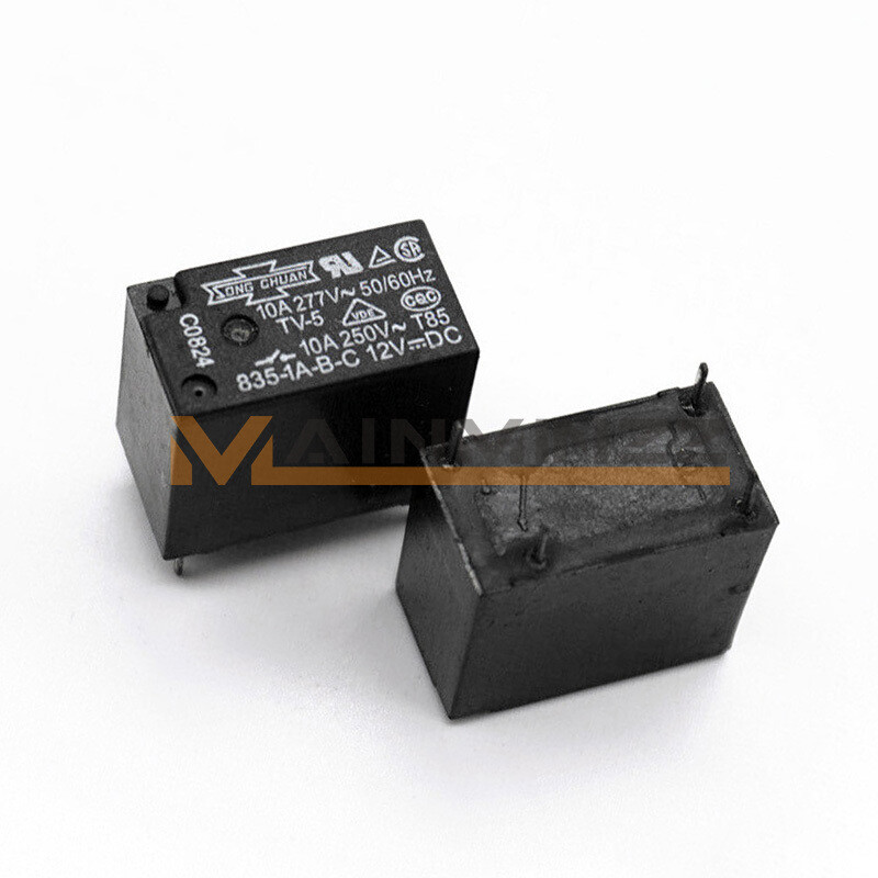 10 pieces SONG CHUAN 835-1A-B-C 12VDC Relay