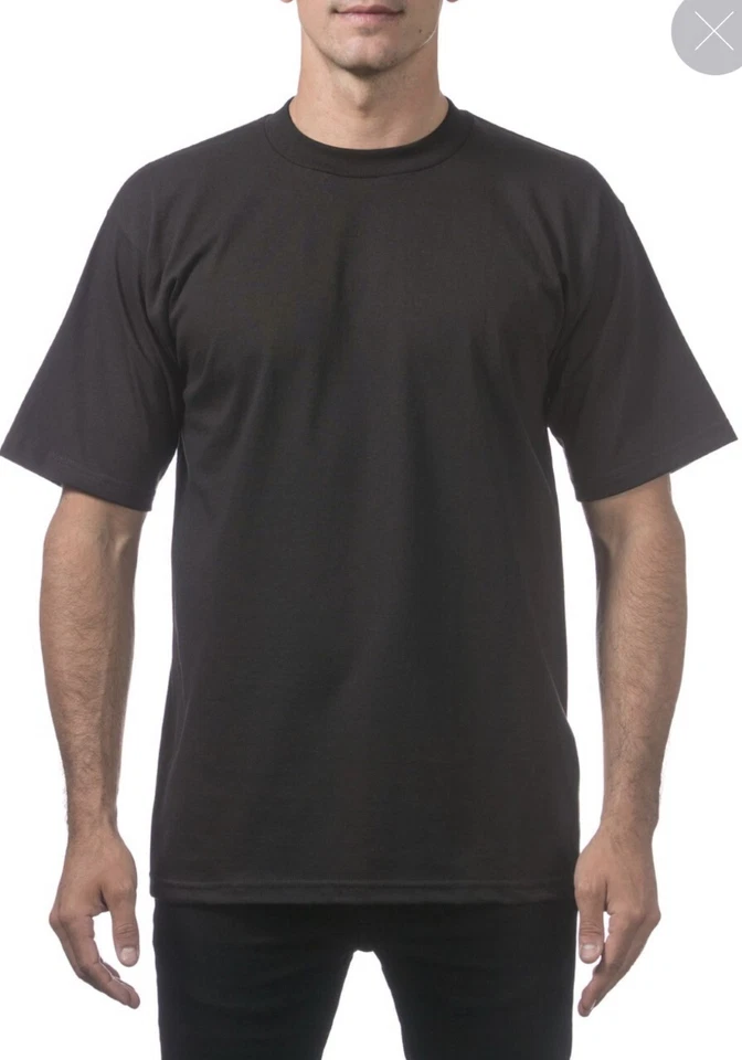 PACK DE 5 CAMISETAS LISAS DE MANGA CORTA PRO CLUB PROCLUB PARA HOMBRE CAMISETA DE ALGODÓN RESISTENTE NUEVAS Foto 3 de 4