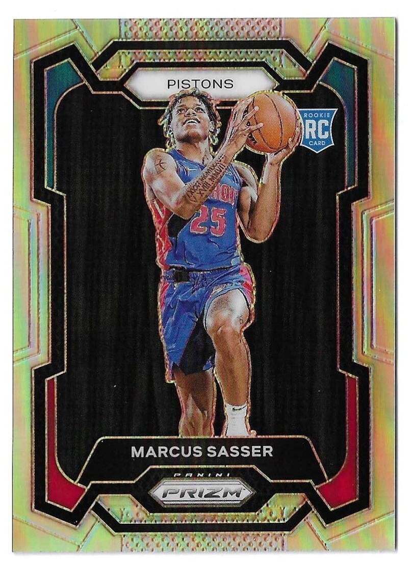 2023-24 Panini Prizm Marcus Sasser Silver Prizm Rookie #174 Detroit Pistons RC