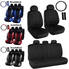 5-Seats Seat Covers Protector Front Rear Full Cushion For Sedan Car Accessories