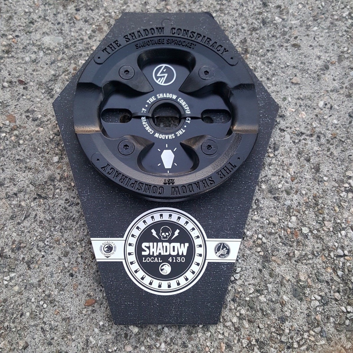 Plateau The Shadow Conspiracy 25T 1/8" - Sabotage Rouge/Pourpre - Pour BMX