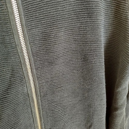 Theory Avell Breach Herringbone Herren Zip Strickjacke schwarz Gr. L - Bild 4 von 8