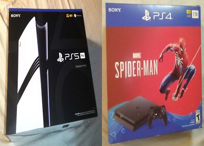 Sony Playstation 5 Pro (Brand New) PLUS Sony Playstation 4 (Used)