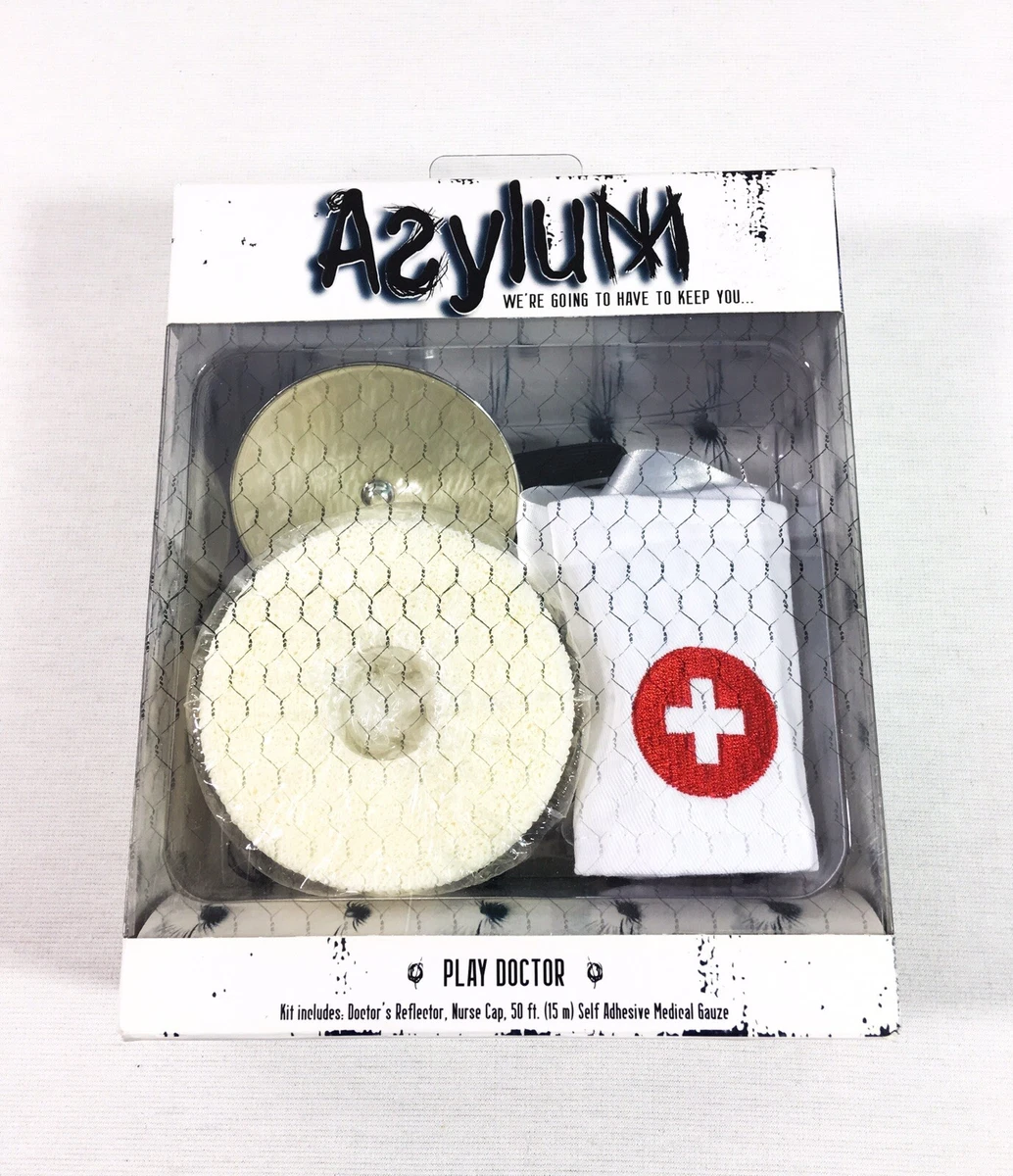 Play Doctor Kit Asylum Adult Role Cosplay Party Dress Up Lot of 2