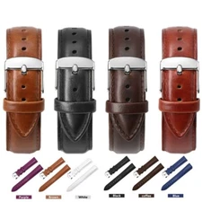 Watch Band Genuine Leather Belt Bracelet Wrist Strap Watchband Men Women Fashion