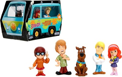 Jada Metalfigs 6.3cm Scooby-Doo 5 Packung Shaggy, Scooby, Daphne, Velma & Fred