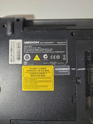Medion Erazer P6661 / intel Core i5 6Gen / GeForce GTX / Ersatzteilträger - Afbeelding 11 van 14