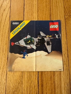Lego Space Gamma V Laser Craft (6891) Instruction Booklet Only