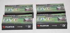 4 FUJIFILM DVC 60SP Mini Digital Videocassettes, In Original Unopend packaging