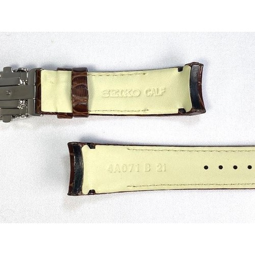 Genuine New Seiko Premier 21mm Band w/Buckle 4A071JL SNP025JC/7D56-0AA0 etc - Picture 4 of 9