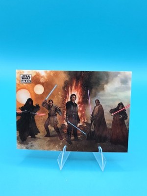 2025 Topps Chrome Star Wars Galaxy Base #68 Fall of the Jedi