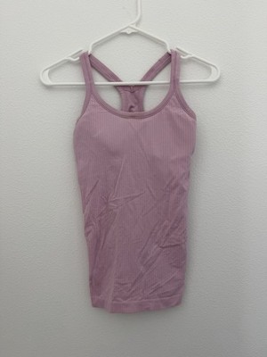 Lululemon Ebb To Street Workout Tank Top Size 4 Pink