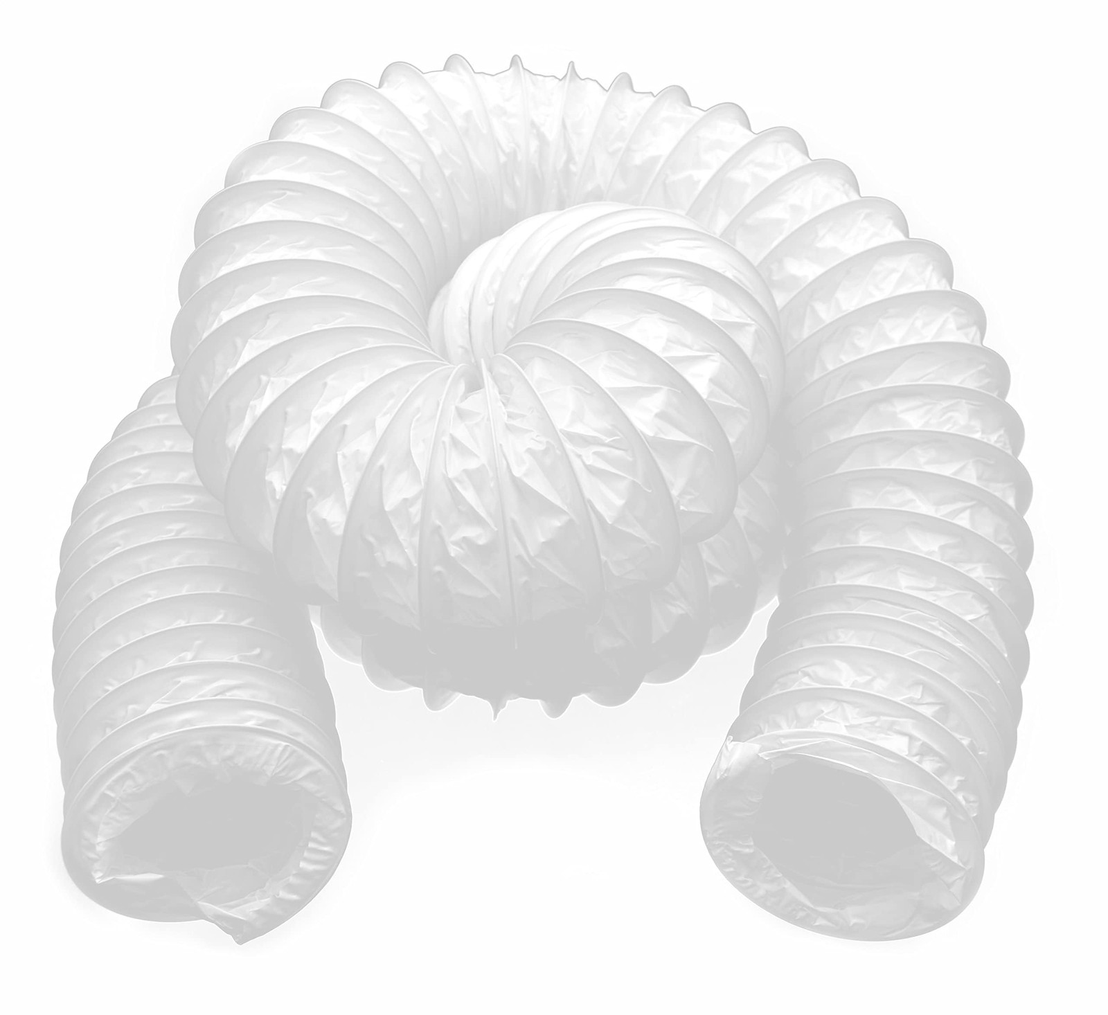 Tuyau flexible en PVC Ø 160 mm de 3m pour conduit d'extraction d'air