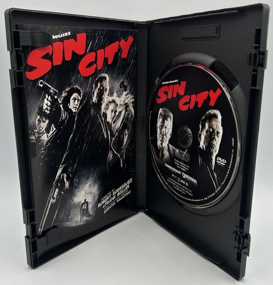 Sin City DVD Widescreen Bruce Willis Jessica Alba Mickey Rourke 2005 | eBay