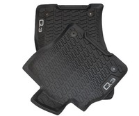 Original Audi Q3 (F3) AllwetterfußMatten GummifußMatten Vorne 83B061501 041