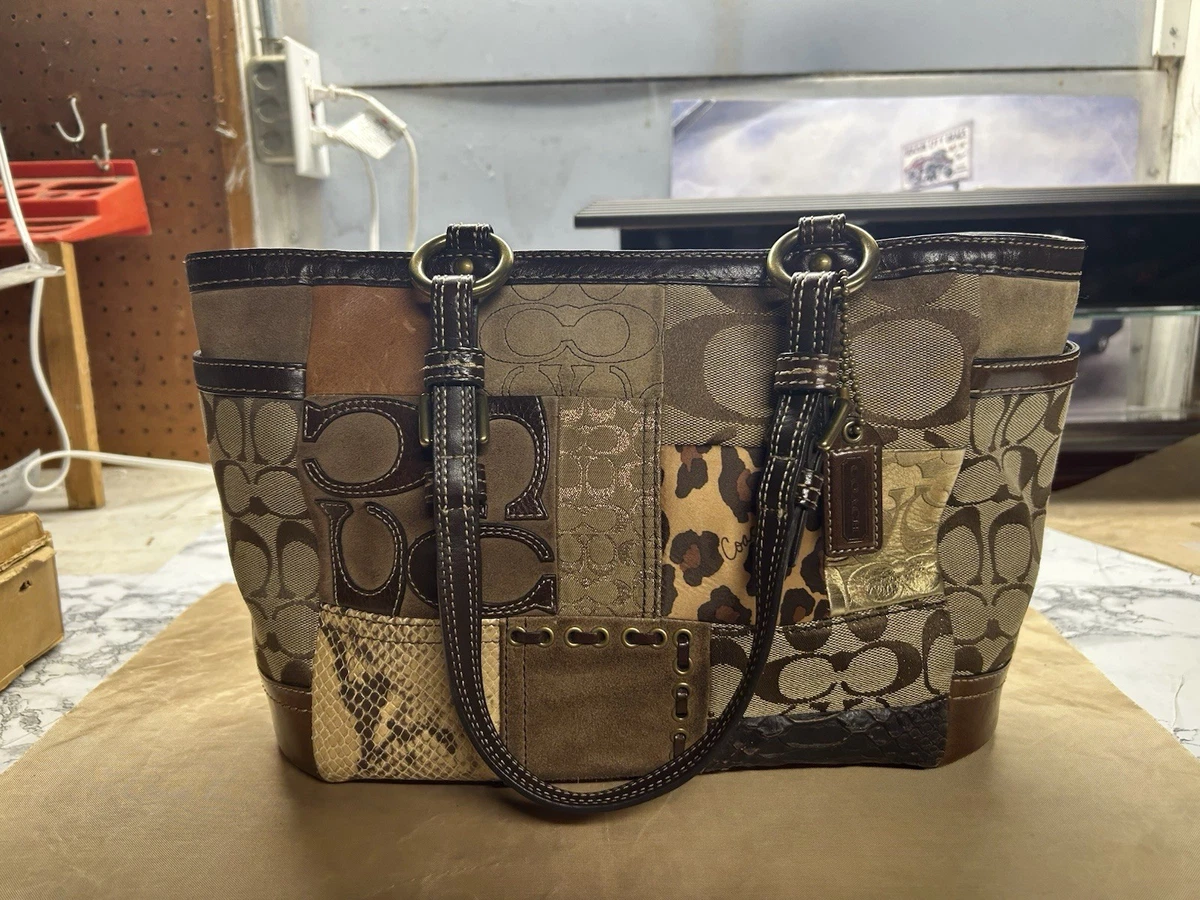 Coach Patchwork Animal Print Bags & Handbags for Women for sale | eBay