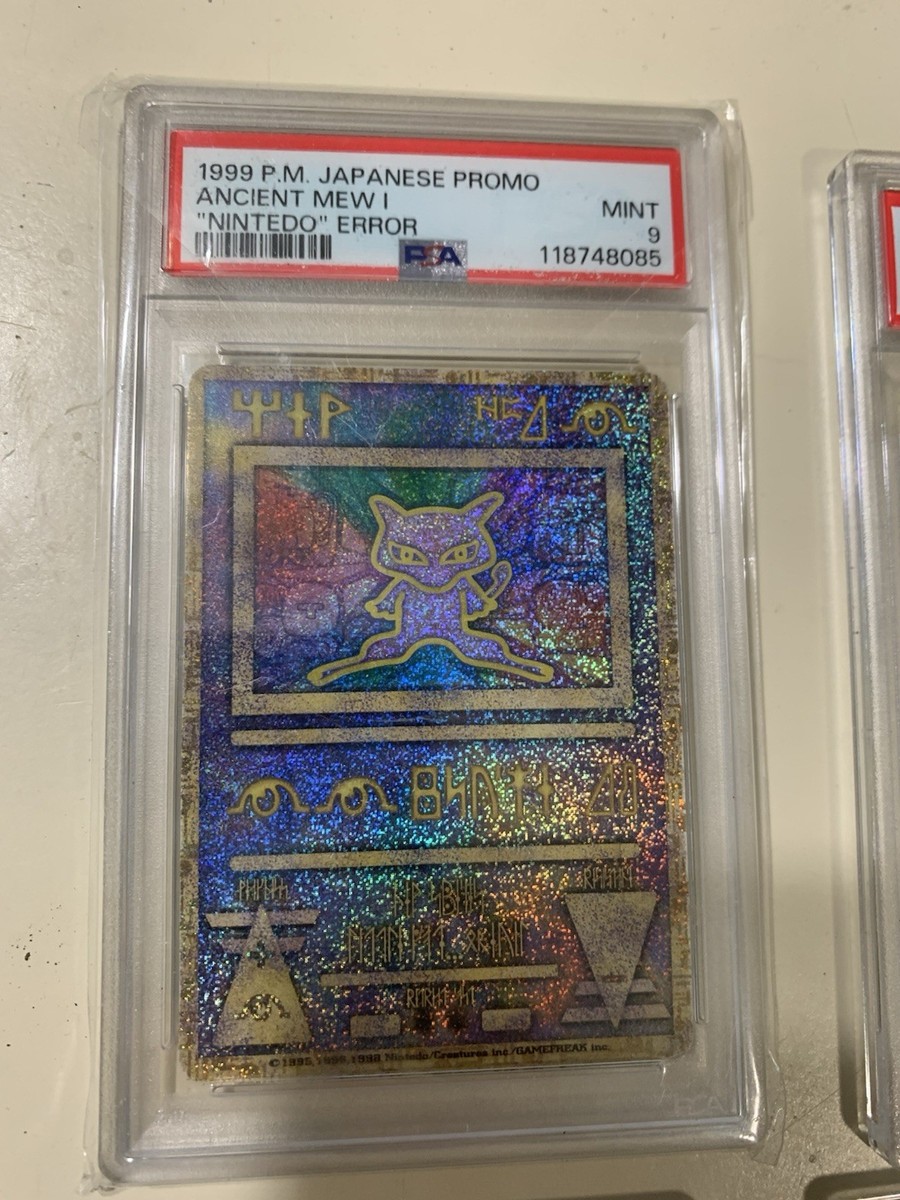 Ancient Mew I “Nintedo” Error PSA 9 | eBay