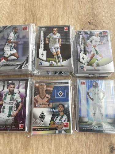 Topps Chrome Mönchengladbach Base/Insert/Refractor Lot 2021-2025
