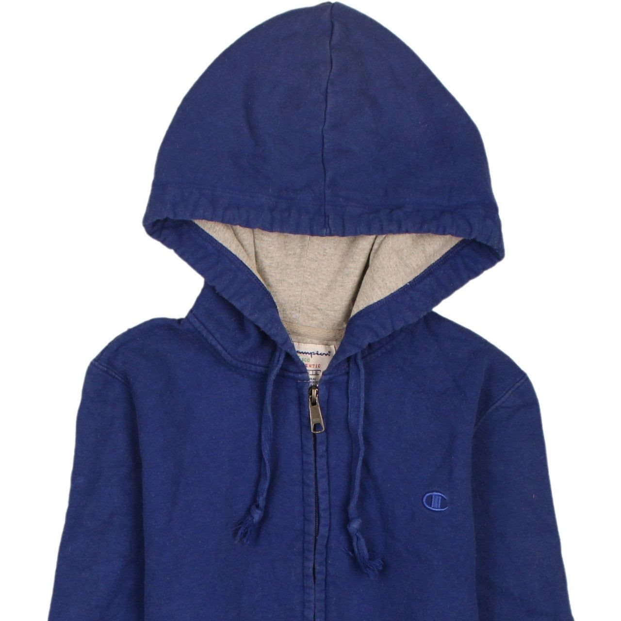 Champion Blue Hoodie Womens L image 3