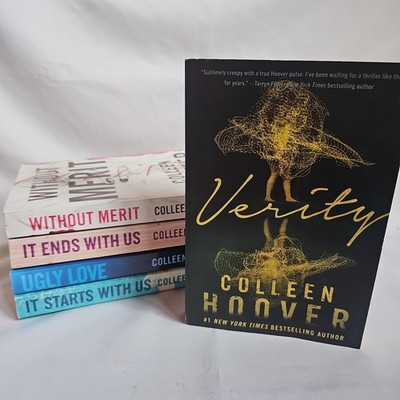Verity, Ugly Love and others By Colleen Hoover Set Of 5 PB Books - Fast Shipping