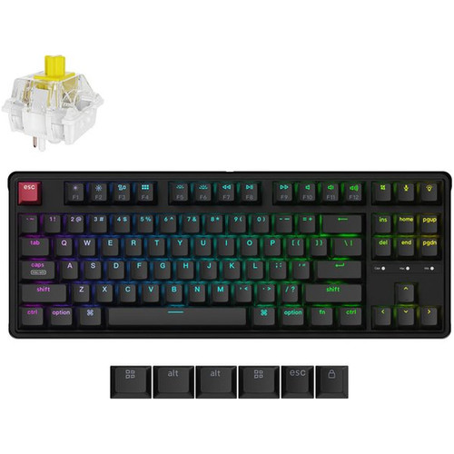 Keychron C3 Pro 8K Mechanical Keyboard Swappable RGB Backlight Banana Switch
