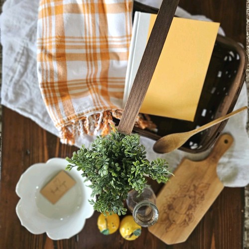 Lemonwood Cottage Bundle Lot Includes Antique Basketville Gathering Basket - Picture 3 of 24