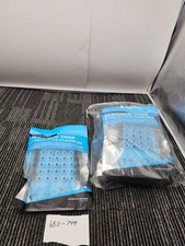 (QTY 100) Leader Products Flexible Ear Tag Blue Numbered 650-749