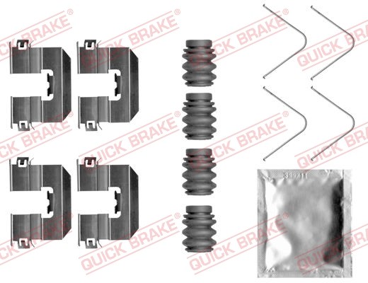 Quick Brake ZubehöRsatz Scheibenbremsbelag FüR Hyundai Tucson TLE 1.6 Gdi 2.0-image