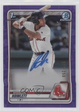 2020 Bowman Chrome Prospects Purple Refractor 168/250 Brandon Howlett Auto 09wc