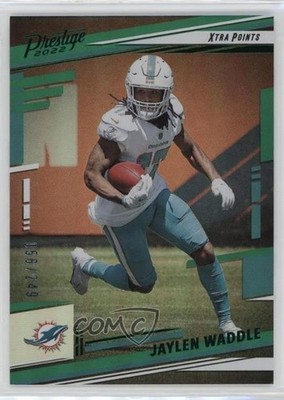 2022 Panini Prestige Xtra Points Premium Green 56/249 Jaylen Waddle #182 1rw0