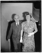 Senator,Wife,Arthur H. Vandenberg,Hazel Harper Whitaker,Polish Embassy,1938