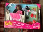 Kelly New Baby Sister of Barbie & Accessories 1994 Mattel #12489 Vintage NRFB