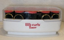 CONAIR More Big Curls CHV12N Hot Roller 12 XL JUMBO Large Velvet w/Clips Pageant