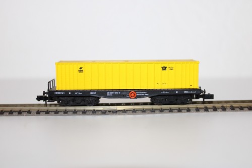 Arnold rapido 4953 Containerwagen 500 Jahre Post DB HLCU 73 40 Spur N ohne VP | Zustand: Gebraucht