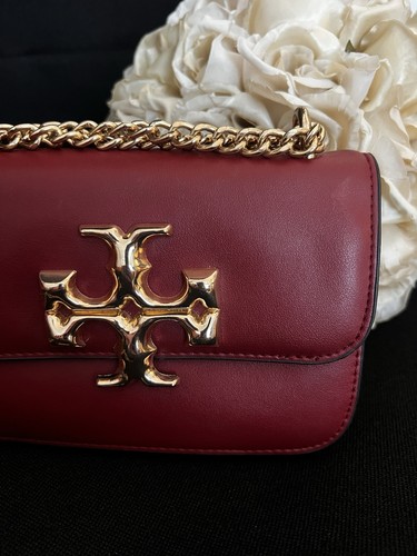Tory Burch Burgundy Eleanor Small Leather Women's Bag