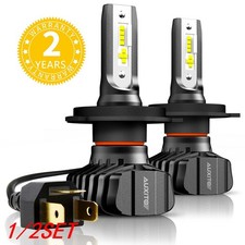 US H4 9003 Headlight LED Bulbs Kit High Beam Low Super Bright 9000LM 6500K 40W