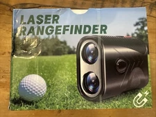 Golf Rangefinder with Slope - 1200yds Laser, Flag Lock, 7X Magnify New