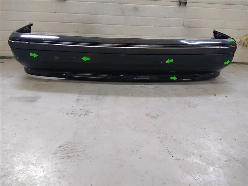 BMW 540i E39 Sedan Rear Bumper Cover Fits 1997 1998 1999 2000 2001 2002 2003 - Image 4 of 4