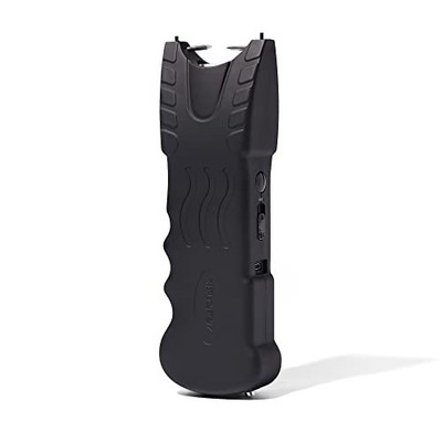 VIPERTEK Stun Gun with Safety Disable Pin LED Flashlight - Black