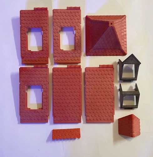 PLAYMOBIL Vintage Medieval Village Replacement Roof Pieces