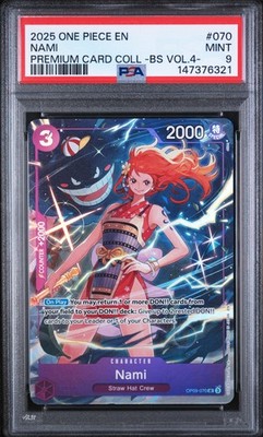 PSA10 ナミ OP09-070 UC ベストセレクションvol.4 Nami (Premium Card Collection -Best Selection Vol. 4-) OP09-070