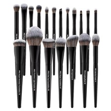 19Pcs Professional Grade Labeled Makeup Brushes Set, Large Foundation Powder ...